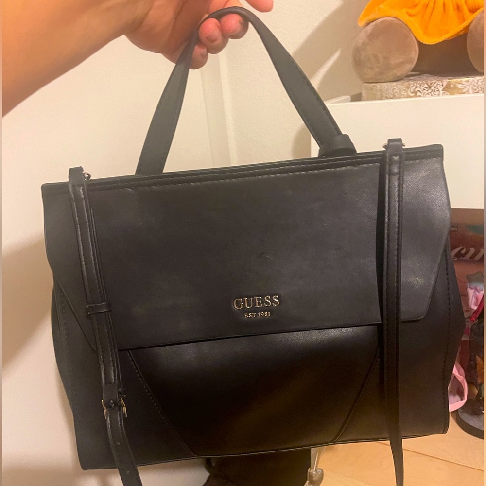 Guess black handbag